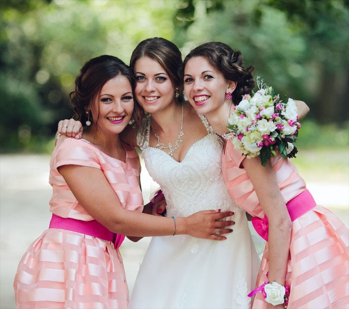 Photo of Bride with Her Tribe