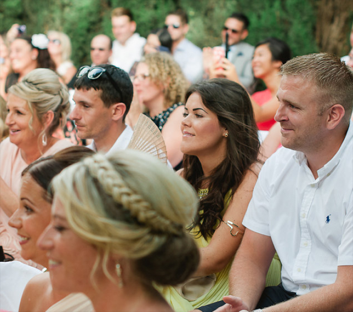 Photo of Family Reaction During the Vows