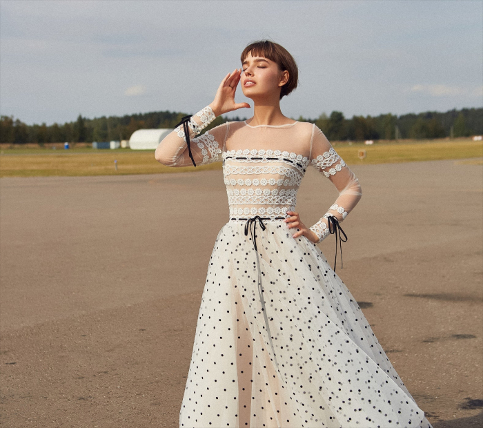 Polka Dot Tulle Dress