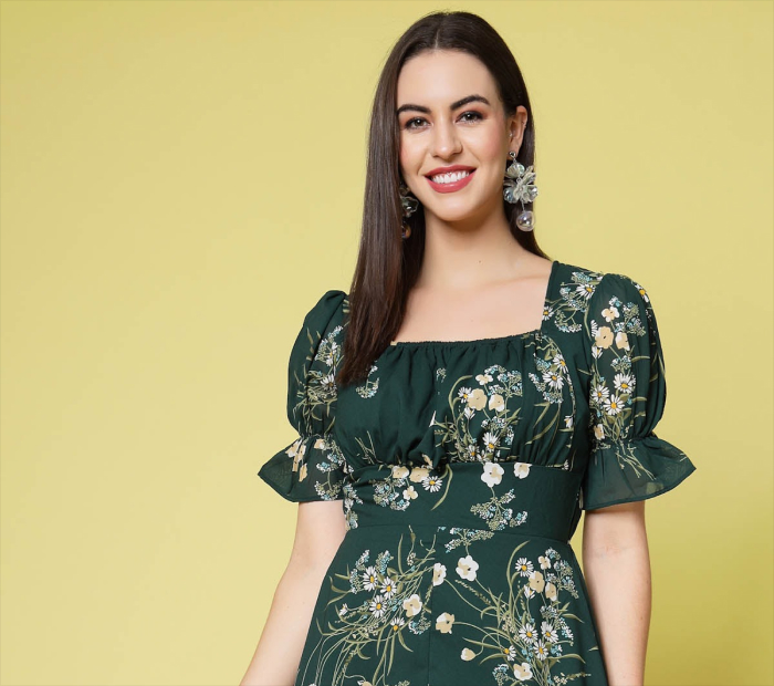 Puff Sleeve Dress