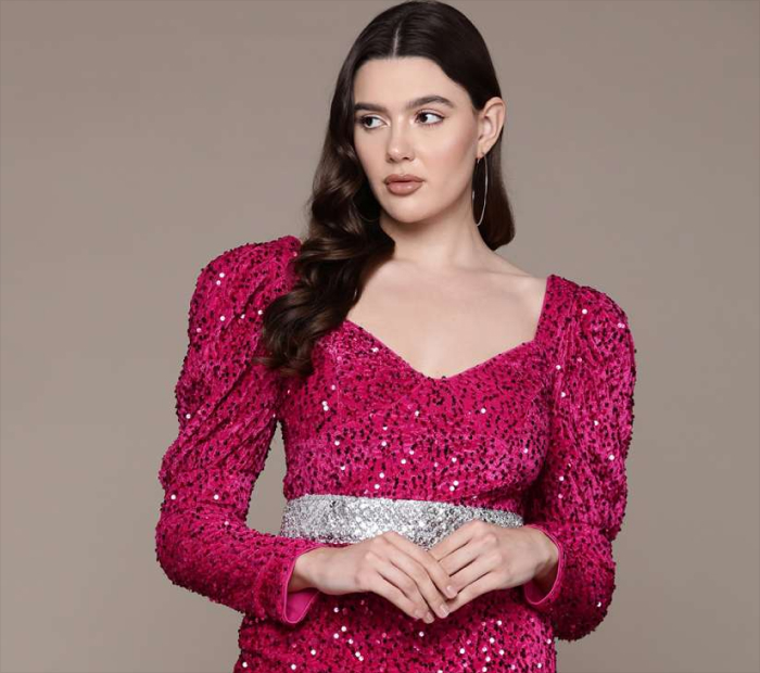Sequin-Embellished MiniSequin-Embellished Mini