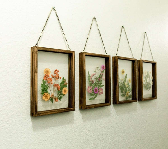 Pressed Flower Art for Wall Frames