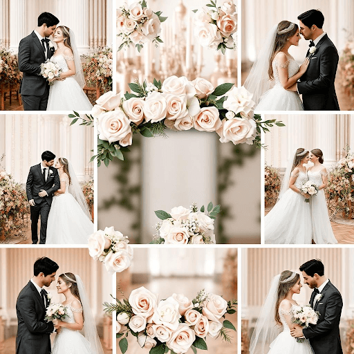 How to Put Together Wedding Photos