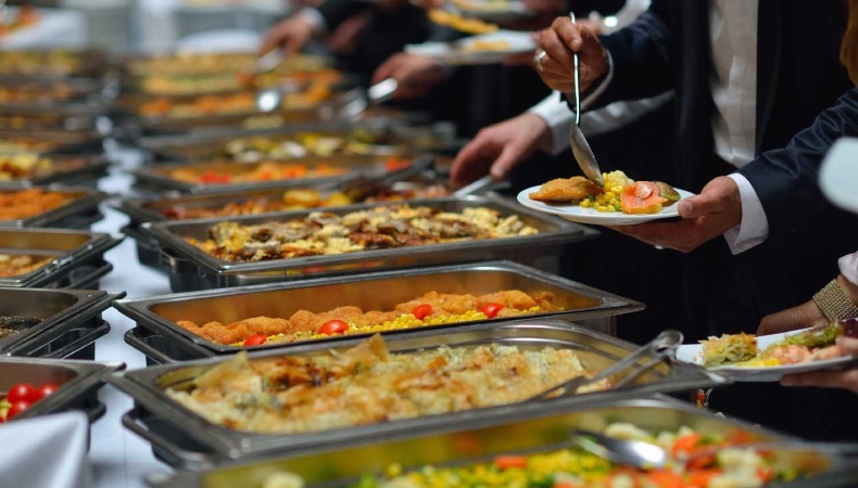 Vegetarian starter options for winter wedding buffets
