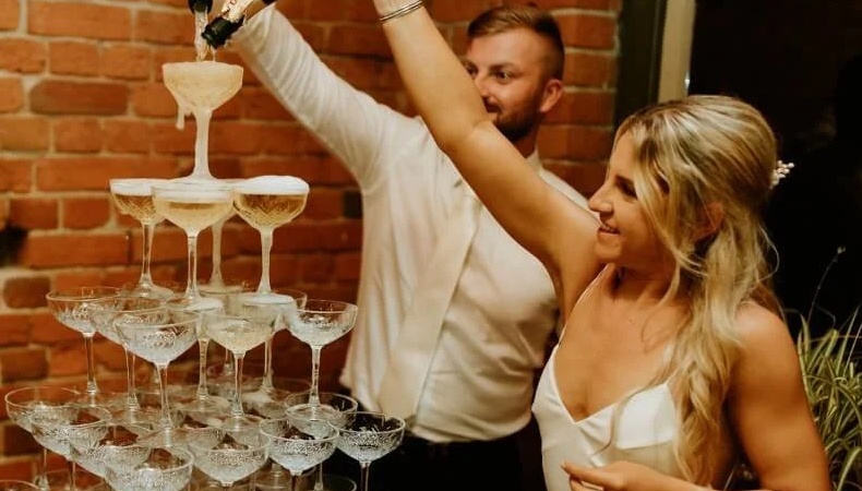 Wedding Champagne Tower Ideas
