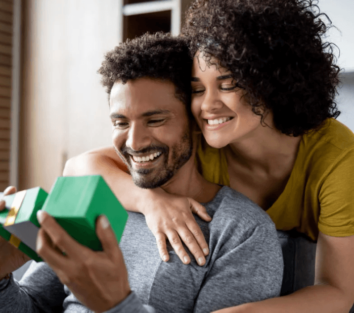 Receiving-Gift from partner 