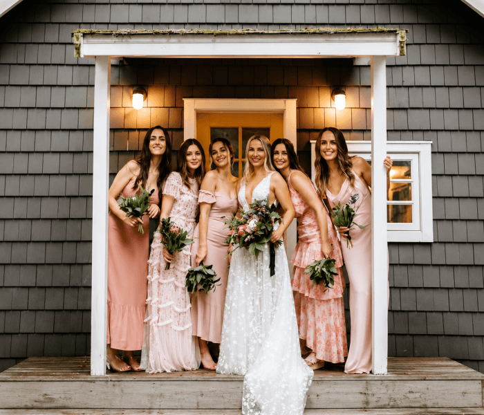 Mix-and-Match Bridal Party Styles - Happy Wedding App Mix-and-Match-Bridal-Party-Styles