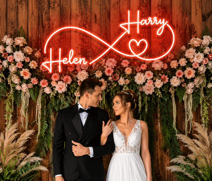 Personalized Neon Signs - Happy Wedding App Personalized-Neon-Signs