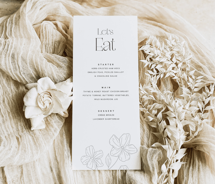 Unique Botanical Print Cards