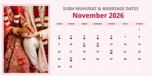 Marriage Dates in December 2026 Hindu Panchang