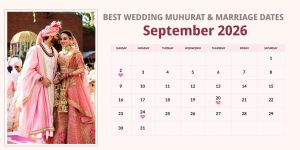 Marriage Muhurat September 2026 | Shubh Vivah Dates & Timings