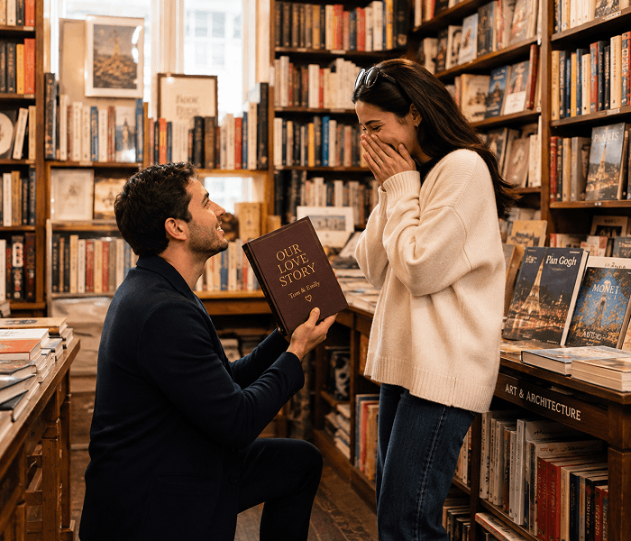 Propose With a Personalised Love Book - Happy Wedding App Propose-With-a-Personalised-Love-Book