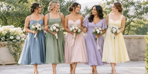 25+ Best Tea Length Bridesmaid Dresses for Every Wedding