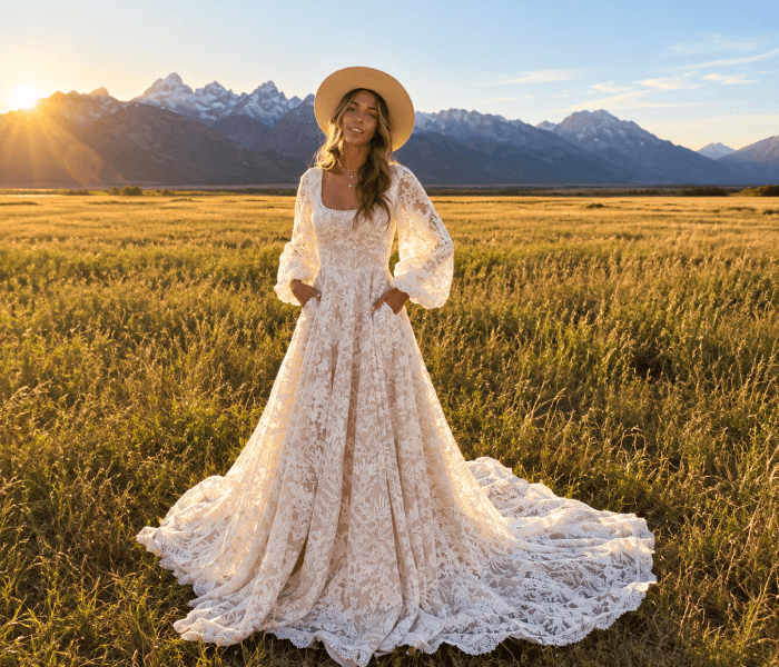 Boho Wedding Dress