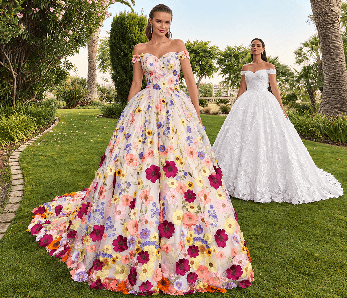 Floral Wedding Dress