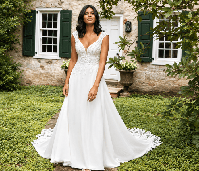 Minimalist Wedding Gown