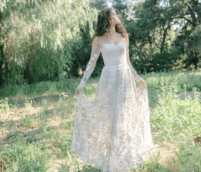 Pastel Wedding Dress