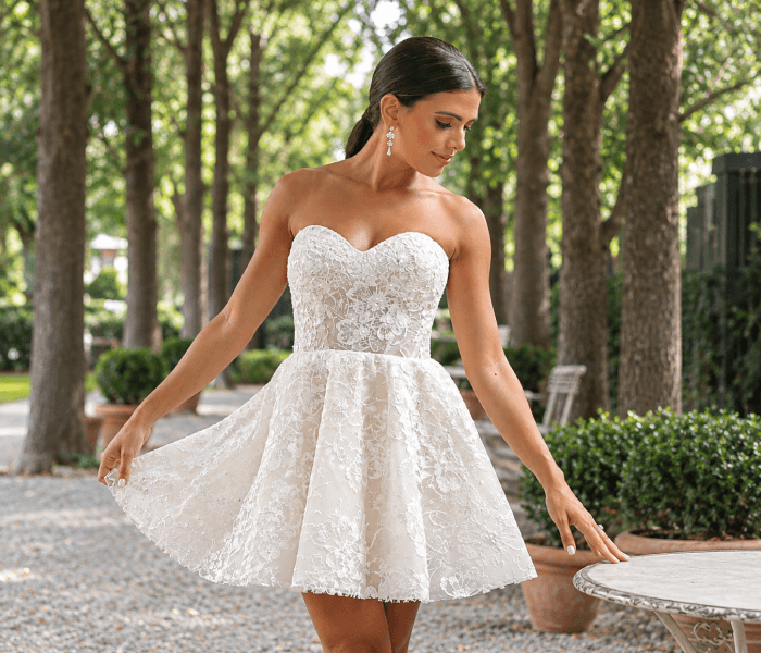 Short and Chic Wedding Dress