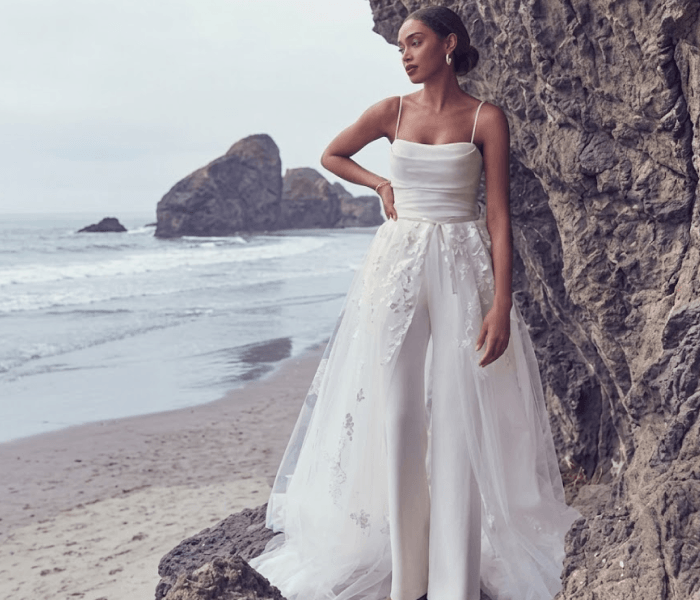 Two-Piece Wedding Outfit