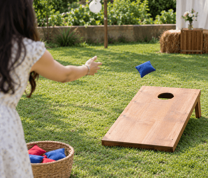 Bean Bag Throw - Happy Wedding App Bean Bag Throw