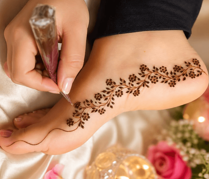 Floral anklet - Happy Wedding App Floral anklet