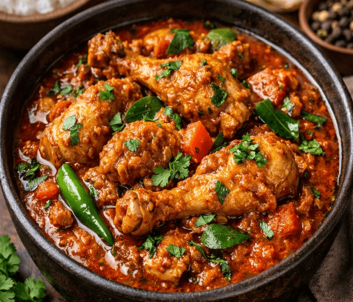 Main Course Traditional Dishes - Andhra Chicken Curry - Happy Wedding App Main Course & Traditional Dishes - Andhra Chicken Curry