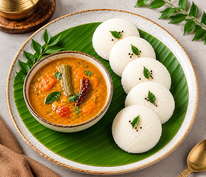 Main Course and Traditional Dishes - Happy Wedding App Main Course and Traditional Dishes - idali sambhar