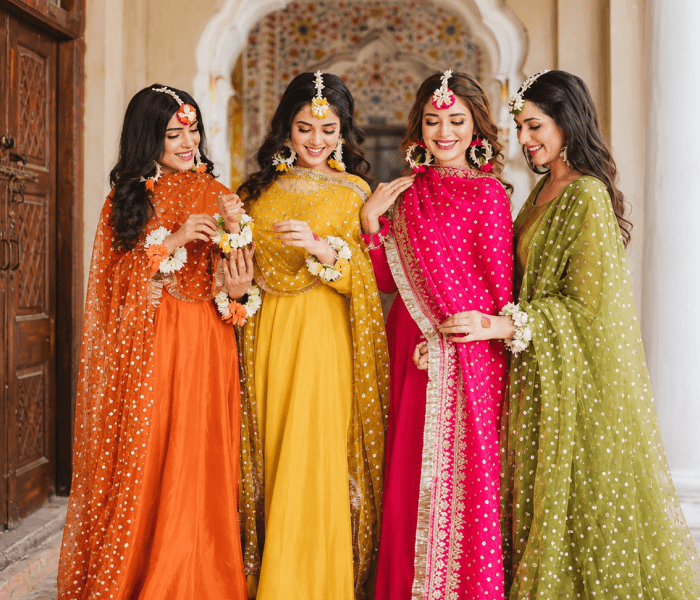 Mehndi - Happy Wedding App Mehndi outfit for indian wedding guest