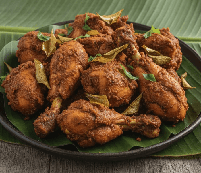 Starters Snacks - Chicken Chettinad - Happy Wedding App Starters & Snacks - Chicken Chettinad