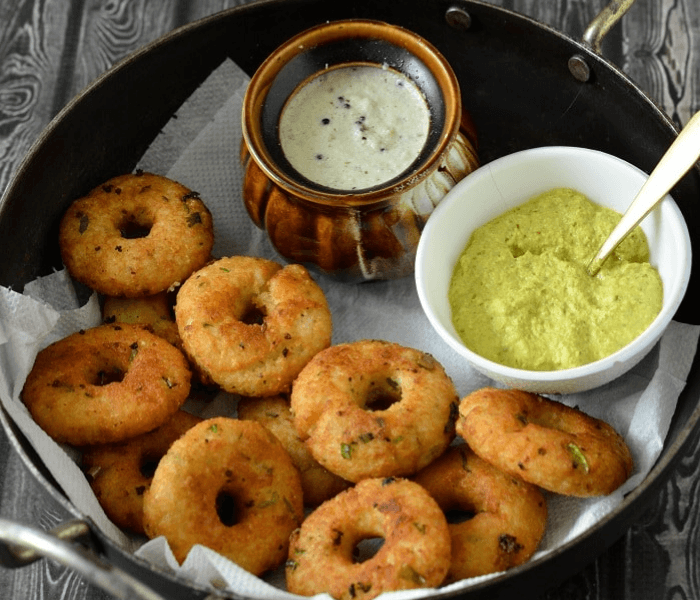 Starters and Snacks - Medu Vada - Happy Wedding App Starters and Snacks - Medu Vada