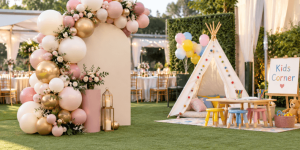 Wedding Reception Balloon Ideas & Kids' Corner