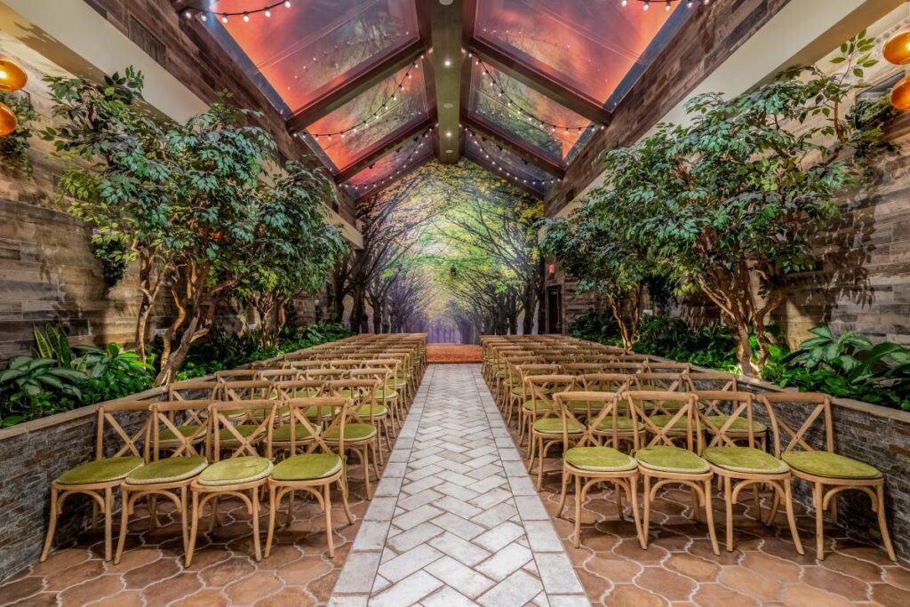 Glass Gardens Chapel at Chapel of the Flowers