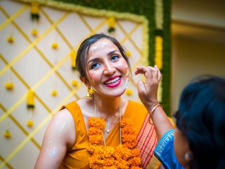 Haldi and Mehndi